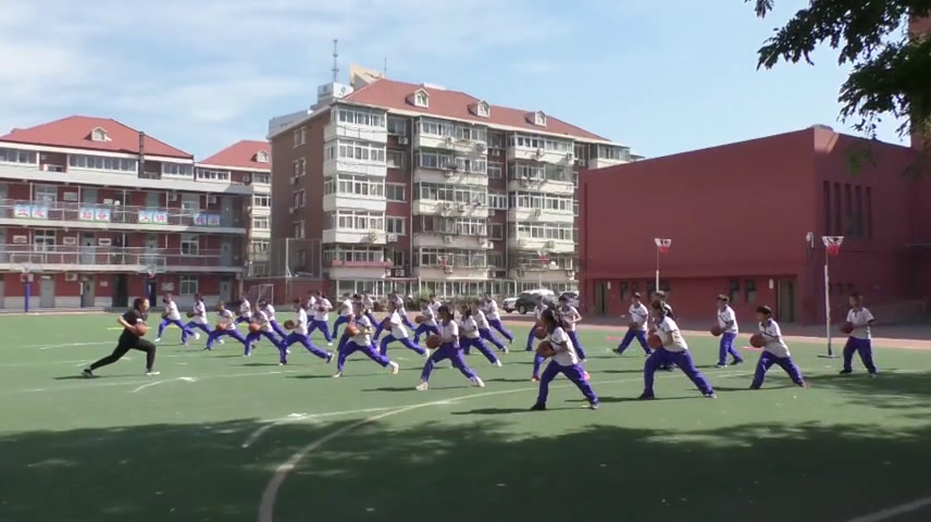 体育五六年级《小篮球》天津贾老师-省一等奖