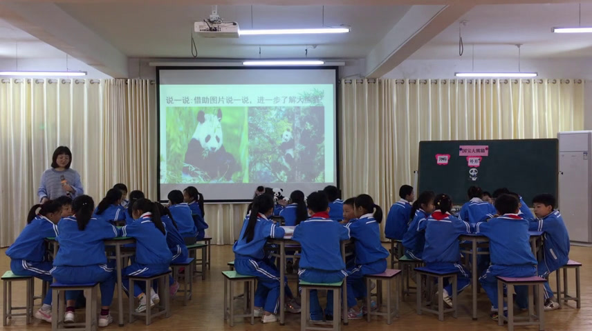 部编版小学语文三下《习作国宝大熊猫》江西游老师-省一等奖