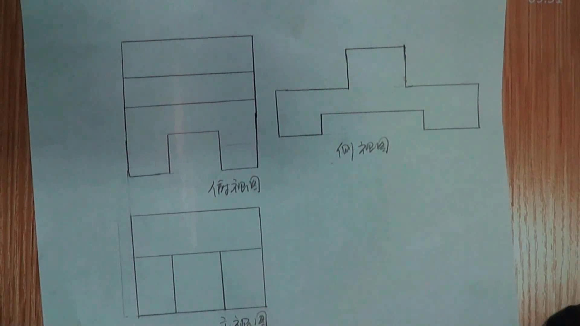 粤科版通用技术必修1《三、三视图的画法》宁夏令老师-省一等奖