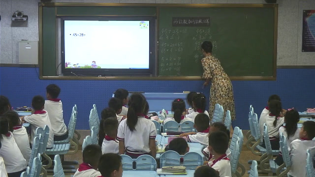 苏教版数学二下《1、100以内两位数加两位数的口算》江苏沈老师-市一等奖