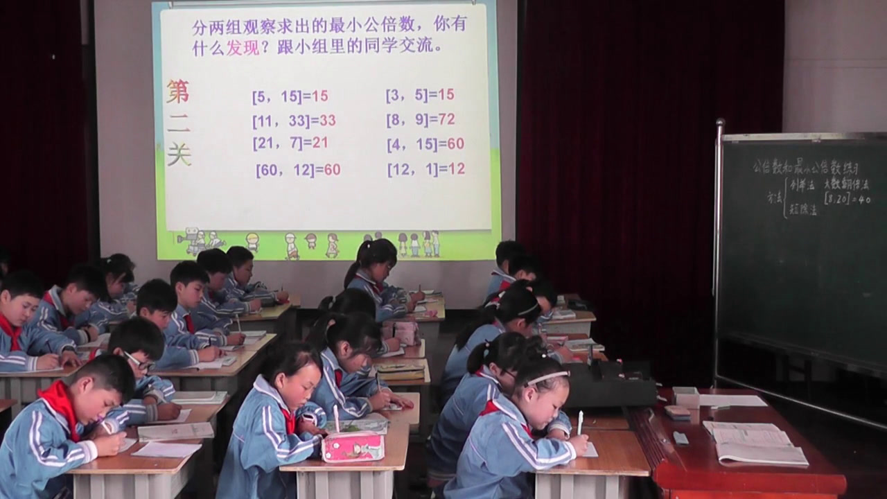 苏教版数学五下《10.公倍数和最小公倍数练习》安徽沈老师-市一等奖