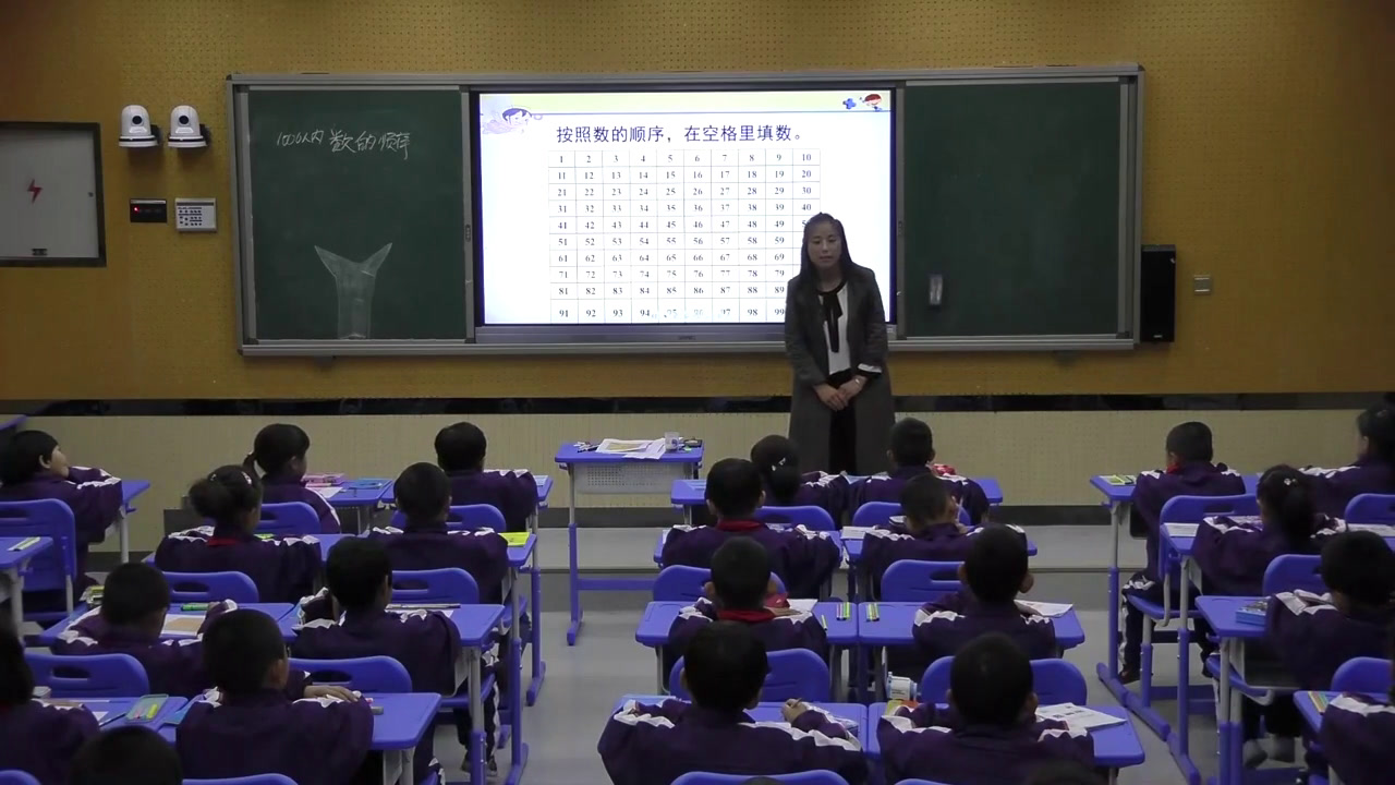 冀教版数学一下《100以内数的顺序》宁夏杨老师-市一等奖
