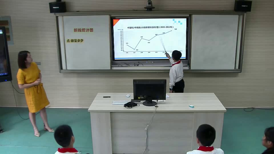 西南师大版数学五下《折线统计图》湖北赵老师-省一等奖