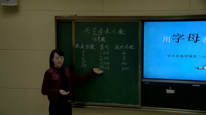 西南师大版数学五下《用字母表示数》四川张老师-市一等奖