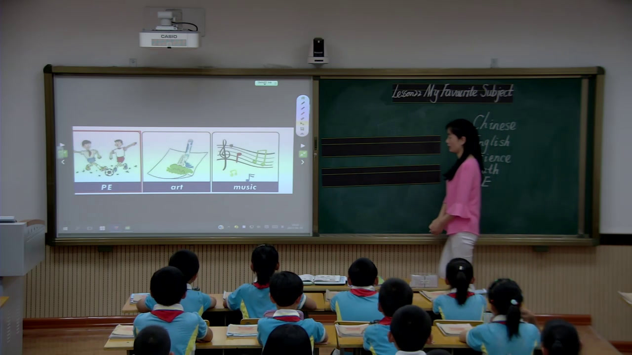 冀教版英语四下《Lesson22MyFavouriteSubject》甘肃闫老师-省一等奖