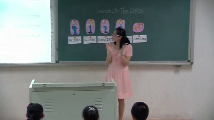 冀教版英语四下《Lesson24TheDiffos》河北王老师-市一等奖