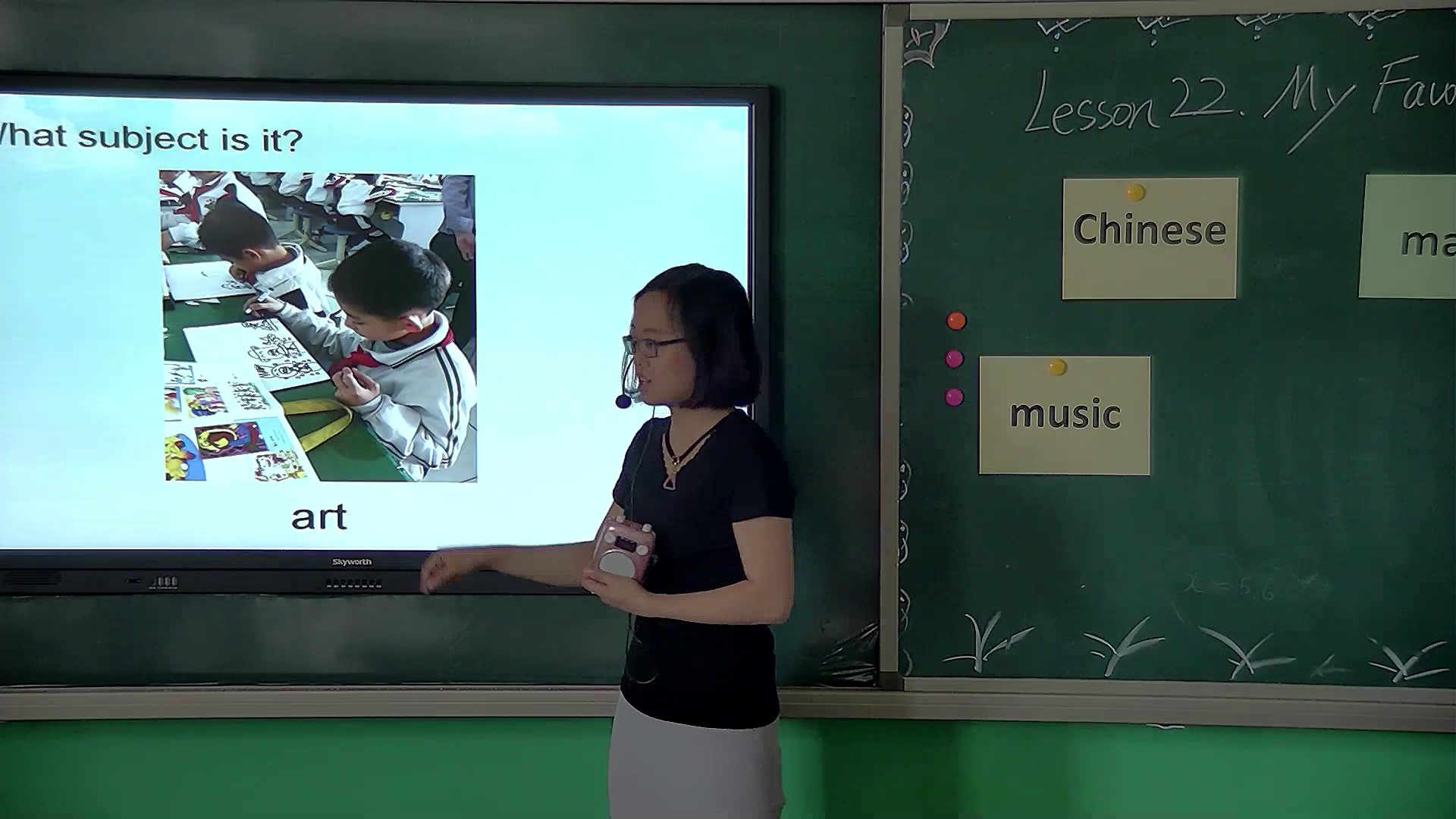 冀教版英语四下《Lesson22MyFavouriteSubject》河北王老师-省一等奖
