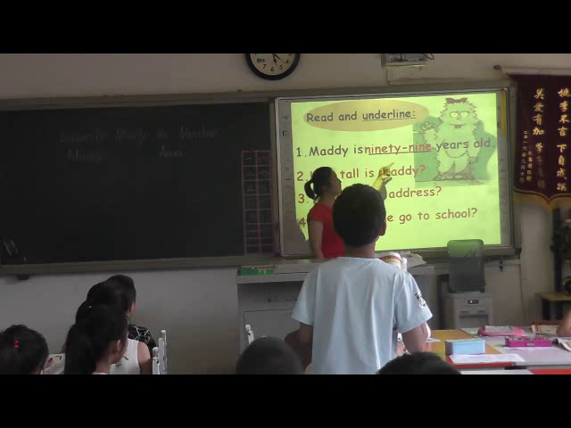 冀教版英语四下《Lesson18MaddytheMonster》河北吴老师-市一等奖