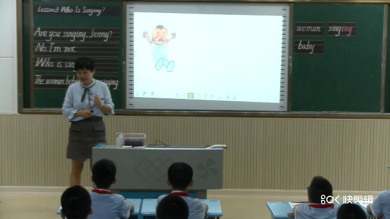 冀教版英语五下《Lesson3WhoIsSinging》安徽袁老师-市一等奖