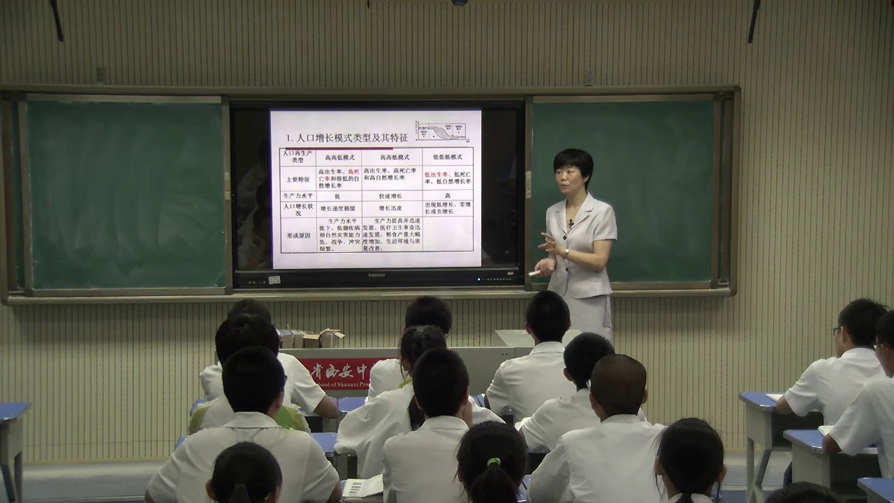 湘教版地理必修二《第一节人口增长模式》陕西饶老师-市一等奖