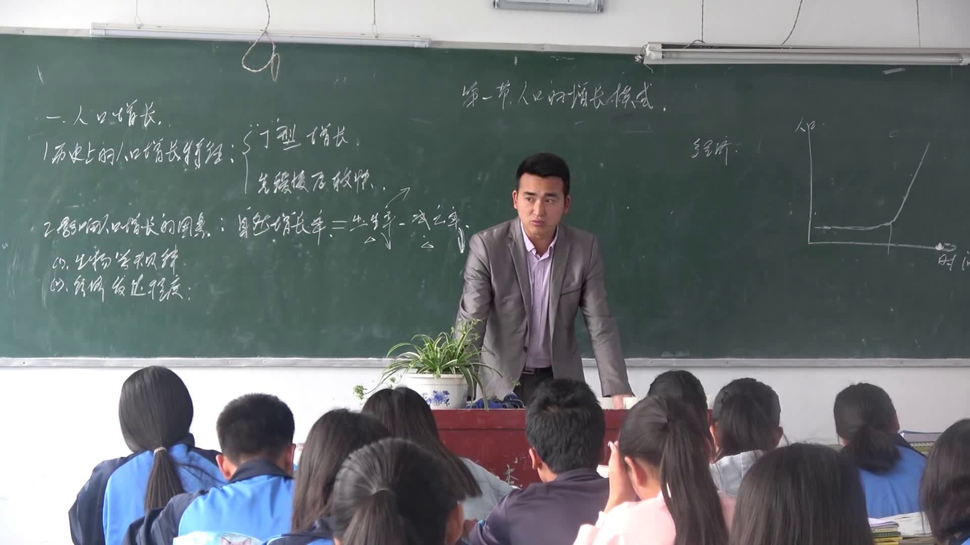 湘教版地理必修二《第一节人口增长模式》贵州黄老师-市一等奖