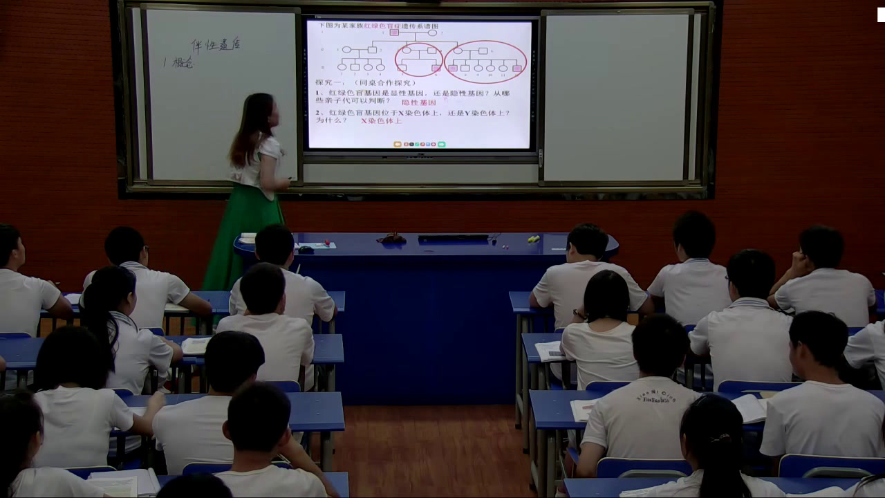 苏教版生物必修2《性别决定和伴性遗传》陕西王老师-市一等奖