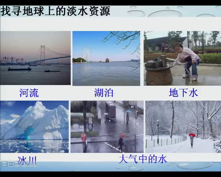 粤人版地理八上《第三节水资源》江苏卞老师-市一等奖