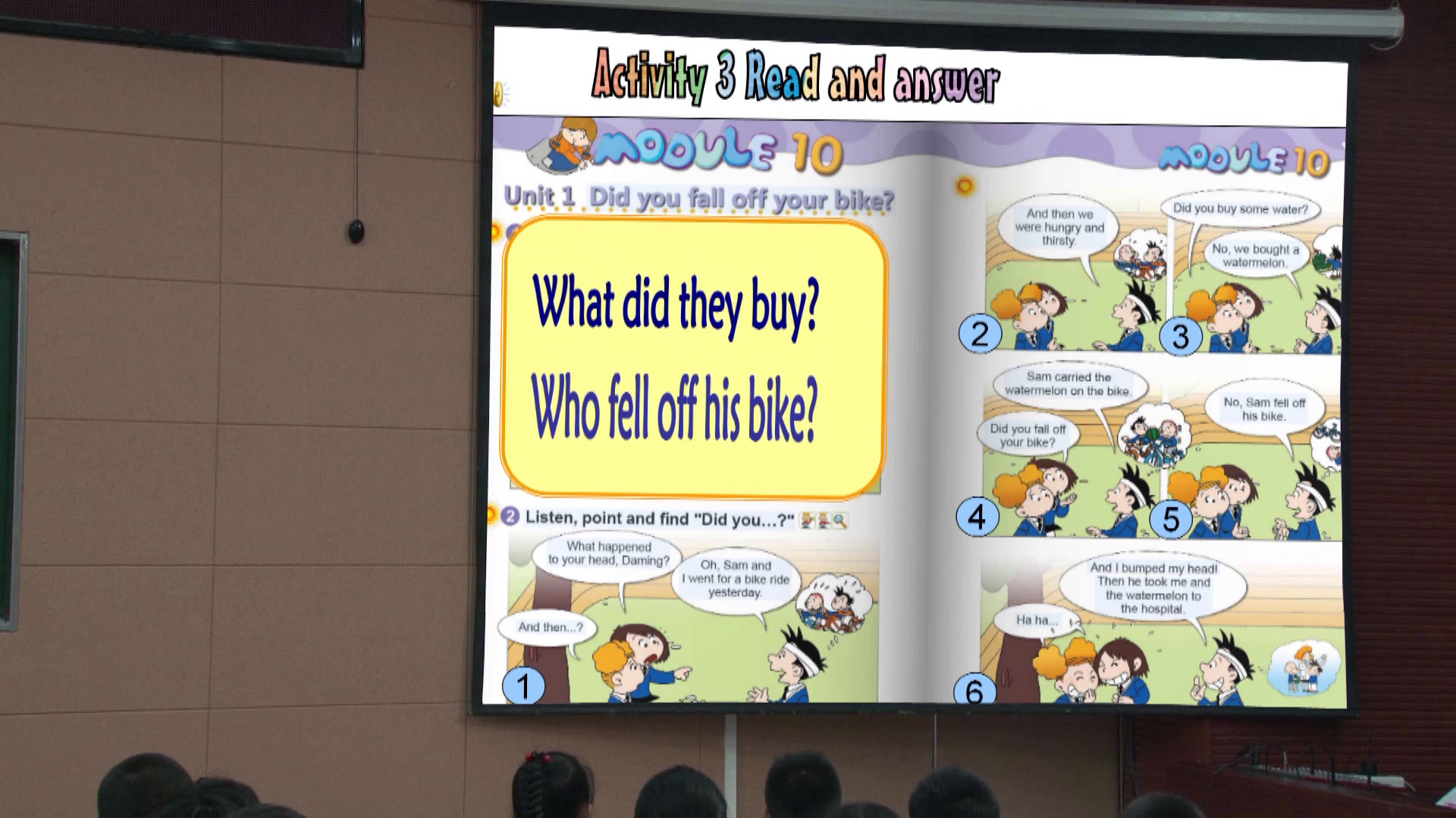 外研版英语四下《Unit1Didyoufalloffyourbike》福建张老师-全国一等奖