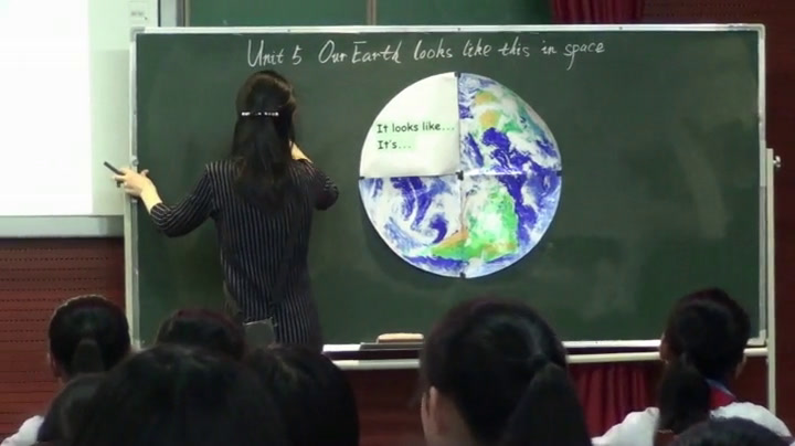湘少版英语六下《Unit5Ourearthlookslikethisinspace.》湖南宋老师-全国一等奖