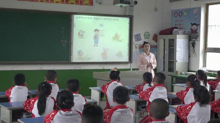 人教版音乐一下《读童谣　做个好娃娃》陕西刘老师-县级优课