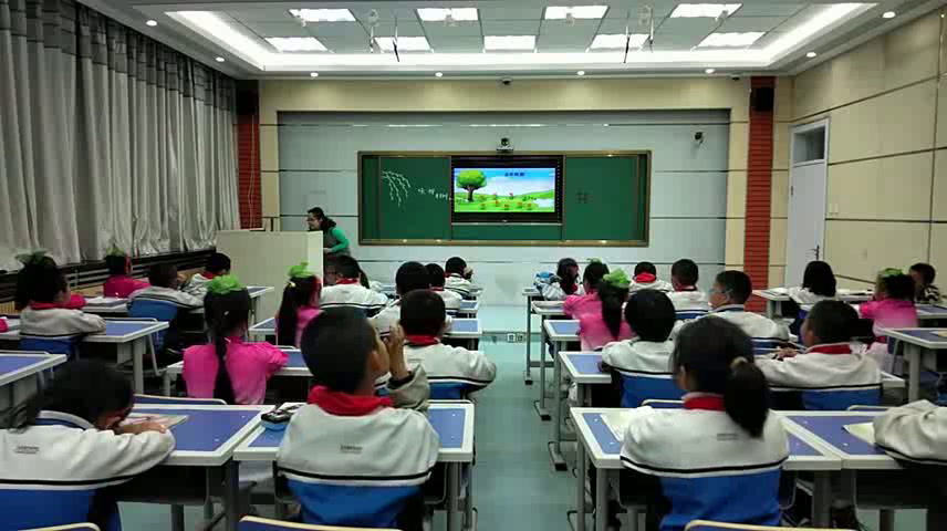 部编版语文二下《咏柳》新疆鲍老师-省一等奖