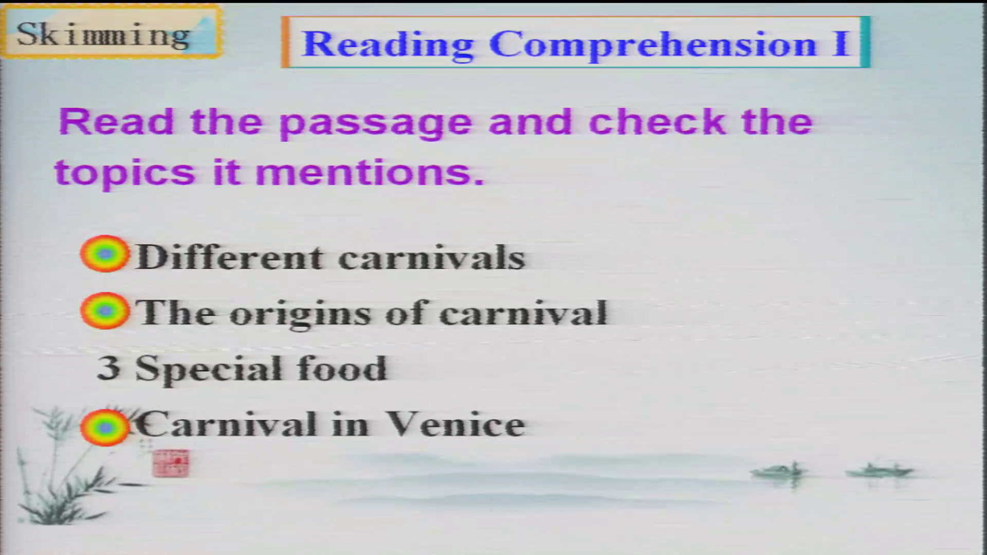外研版英语必修5 Module 4 《Reading and vocabulary》山西李老师-市一等奖