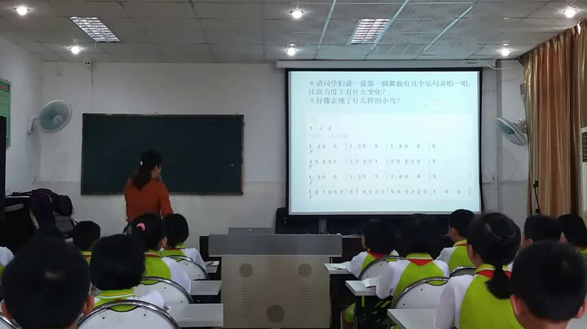 人教版音乐三下《森林与小鸟》海南廖老师-省一等奖