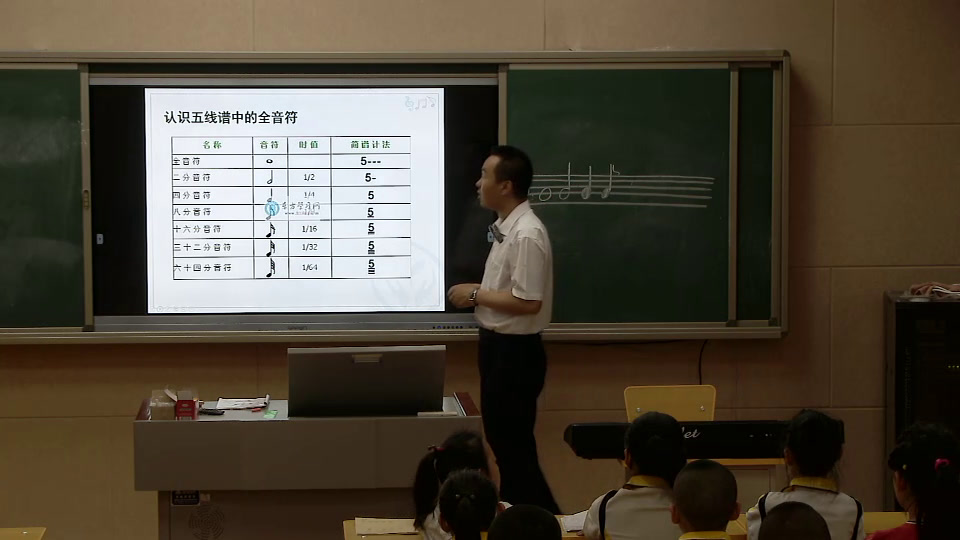 人教版音乐三下《全音符四四拍》内蒙邢老师-县级优课