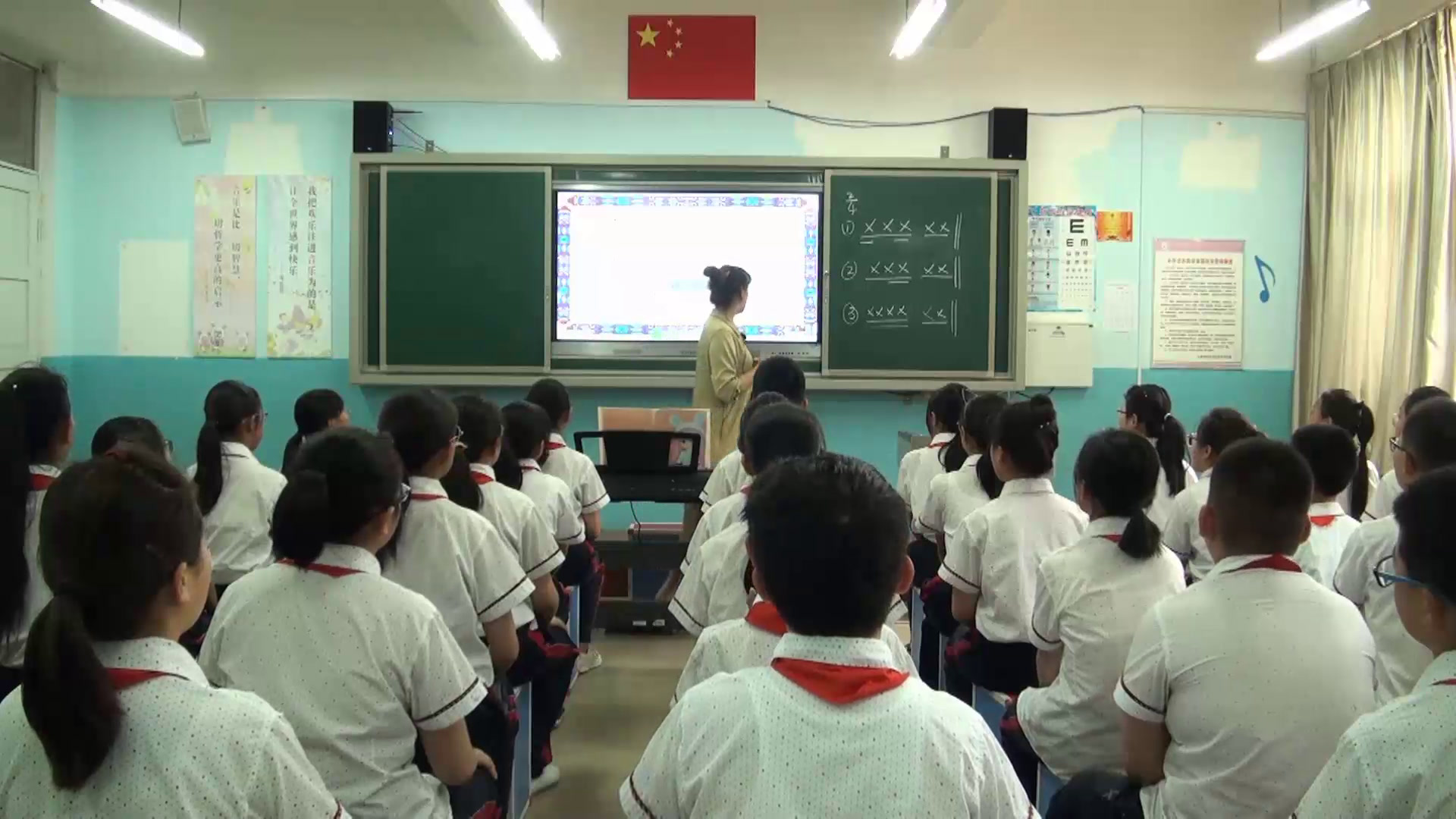人教版音乐六下《塔里木河》宁夏郭老师-县级优课