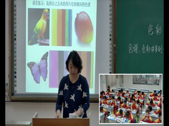 湘美版美术四下《12.色彩取样》宁夏王老师-市一等奖