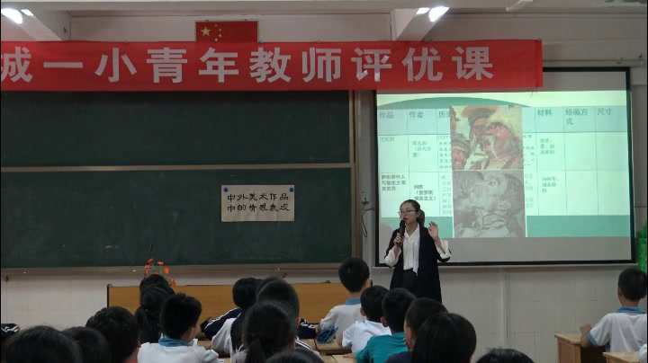 岭南版美术五下《1.中国美术作品中人物的情感表现》广东朱老师-县级优课
