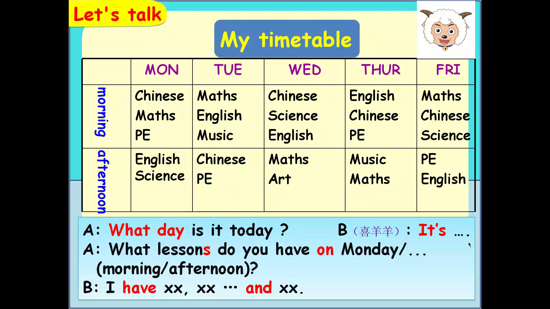 译林版英语四下《Unit 2 After school-Sound time, Song time, Checkout time & Ticking time》江苏老师-市一等奖