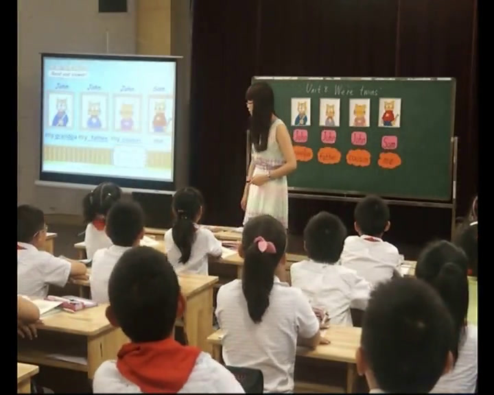 译林版英语三下《Unit 8 We're twins!-Fun time&Cartoon time》江苏老师-市一等奖
