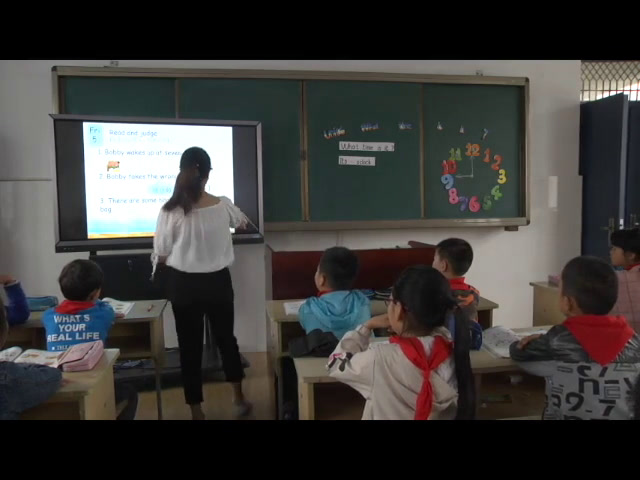 译林版英语三下《Unit 6 What time is it?-Fun time&Cartoon time》江苏老师-市一等奖