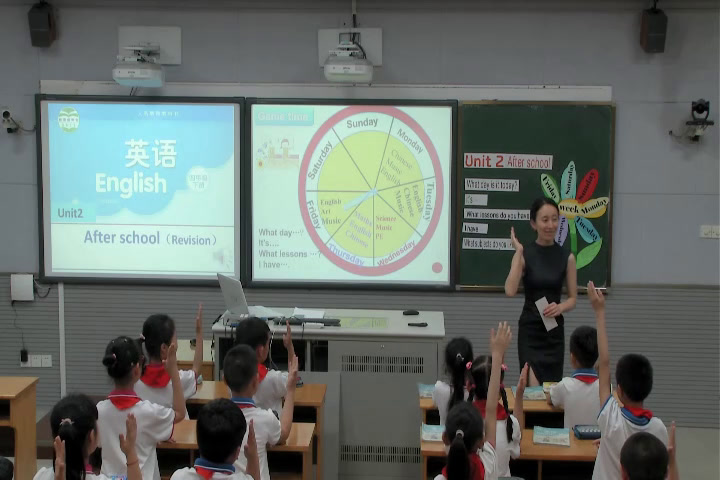 译林版英语四下《Unit 2 After school-Sound time, Song time, Checkout time & Ticking time》江苏尤老师-市一等奖
