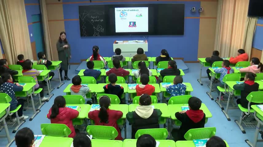 译林版英语四下《Project 1 My school life-Part A & B》江苏袁老师-市一等奖