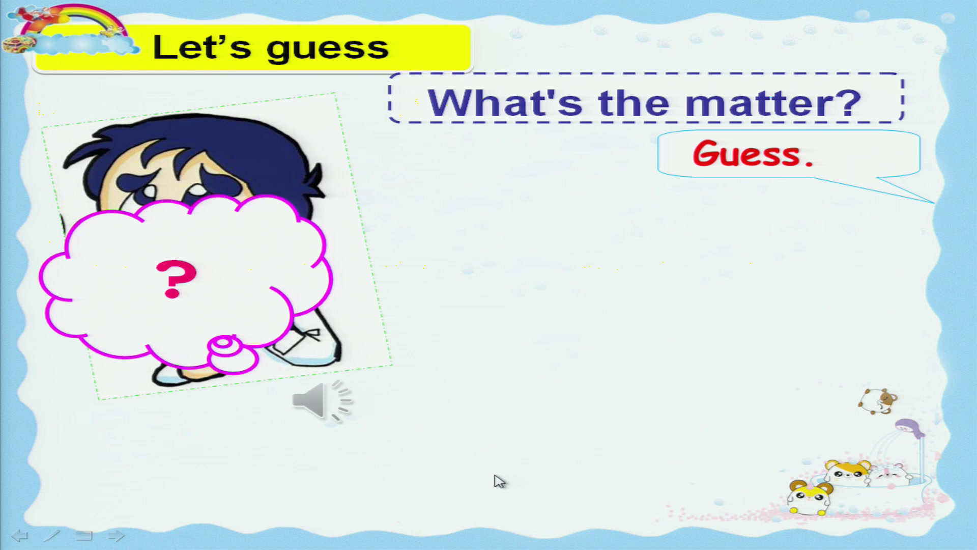 译林版英语四下《Unit 7 What's the matter?-Fun time&Cartoon time》江苏马老师-市一等奖