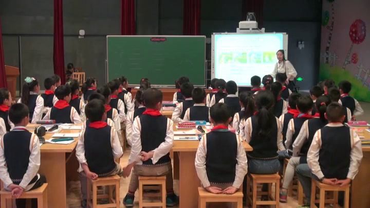 译林版英语四下《Unit 4 Drawing in the park-Sound time, Song time, Checkout time & Ticking time》江苏老师-市一等奖