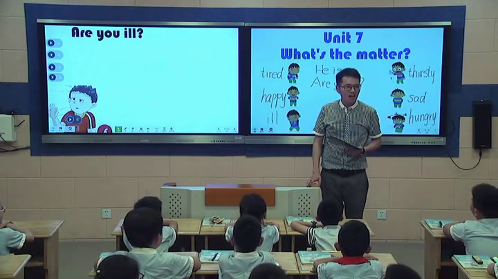译林版英语四下《Unit 7 What's the matter?-Fun time&Cartoon time》江苏老师-市一等奖