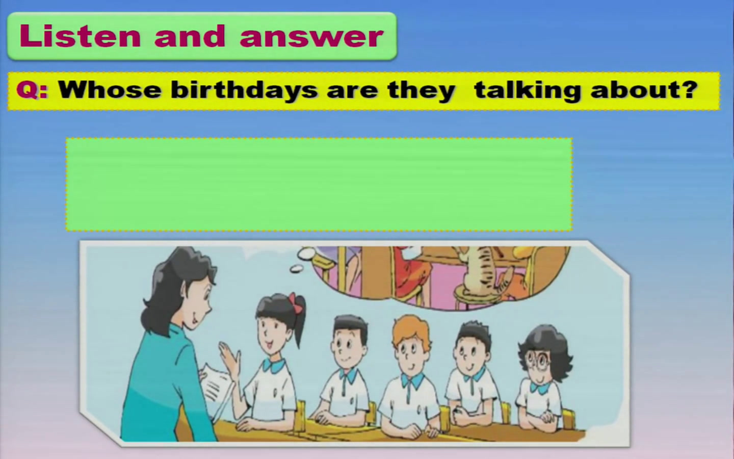 译林版英语五下《Unit 8 Birthdays-Story time》江苏石老师-市一等奖