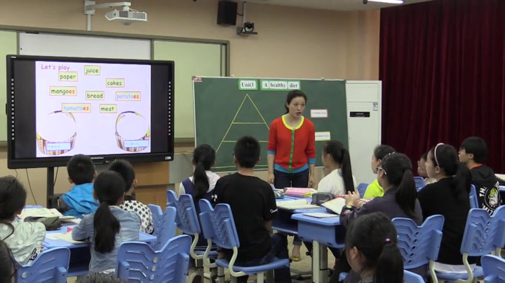 译林版英语六下《Unit 3 A healthy diet-Grammar & Fun time》江苏老师-市一等奖