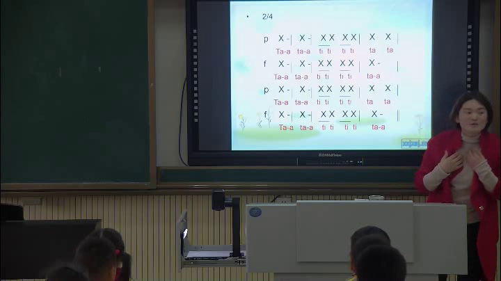 湘文艺版音乐一下《（唱一唱）是谁在敲》湖南秦老师-县级优课