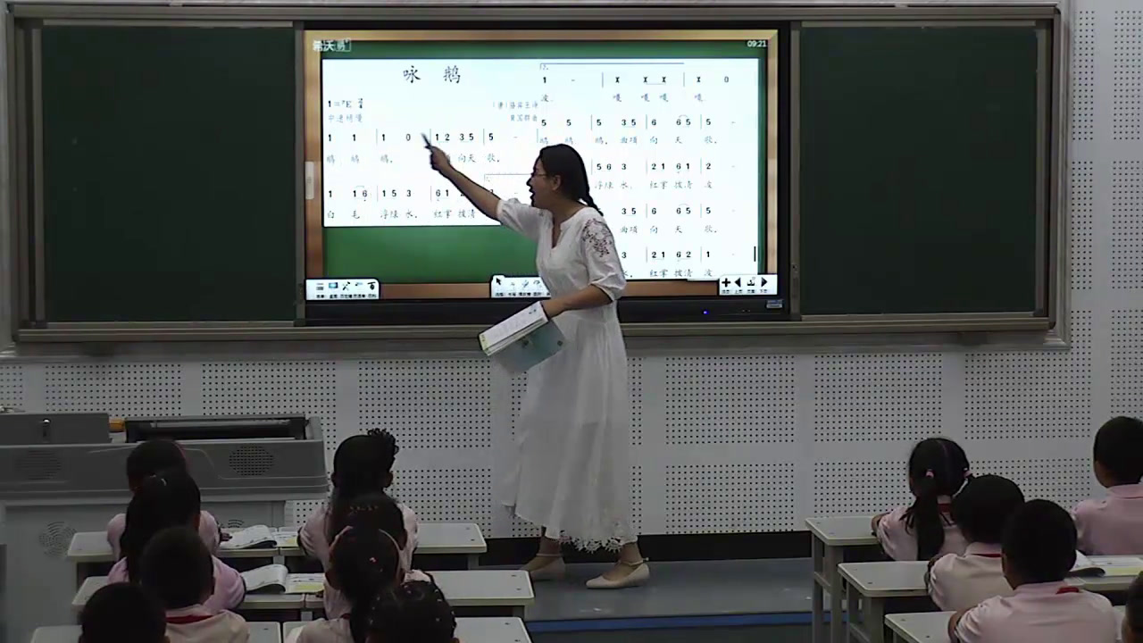 湘文艺版音乐二下《（演唱）咏鹅》宁夏孙老师-省一等奖