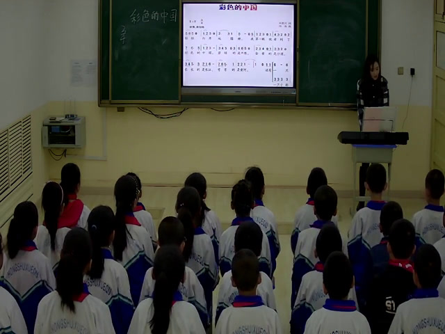 湘文艺版音乐四下《（演唱）彩色的中国》甘肃王老师-县级优课