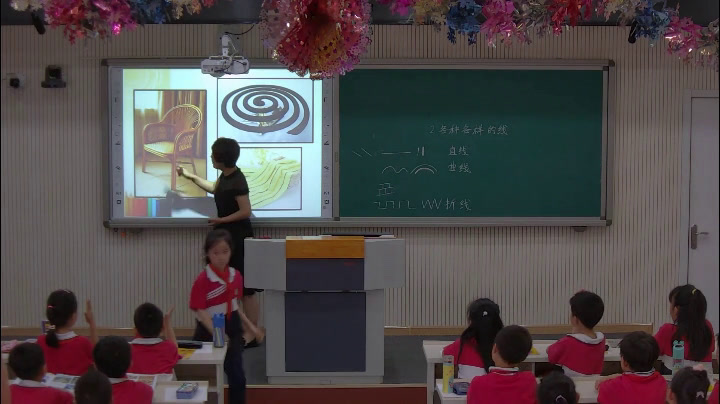 冀美版美术二下《2.各种各样的线》河北左老师-县级优课
