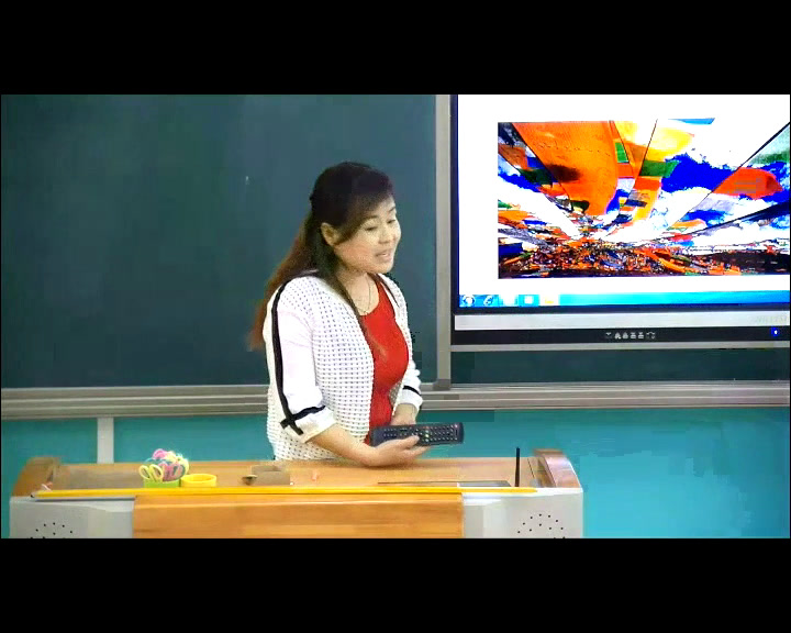 冀美版美术一下《4.彩旗飘飘》河北王老师-市一等奖