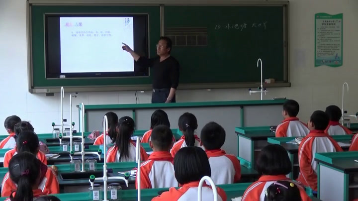 冀人2001版科学六下《10小池塘大世界》河北李老师-市一等奖