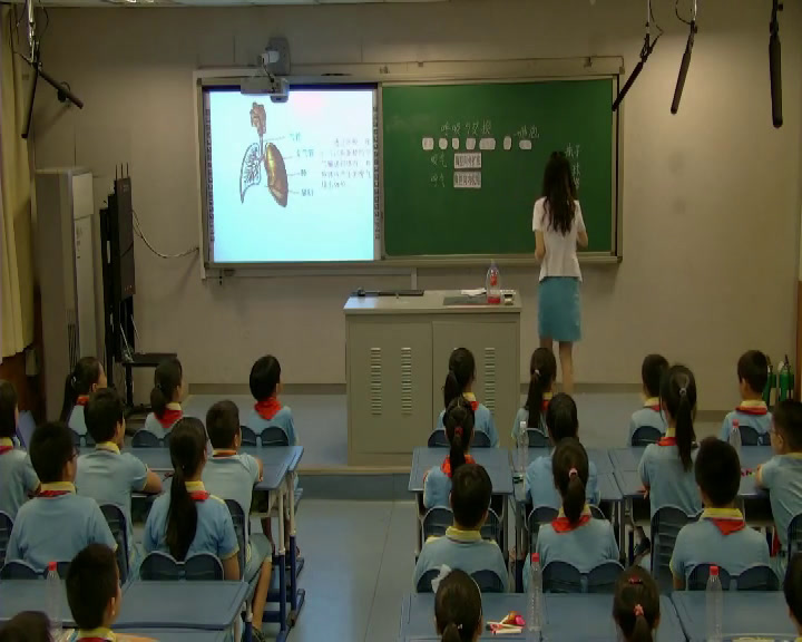 冀人2001版科学六下《6呼吸与交换》河北梁老师-市一等奖