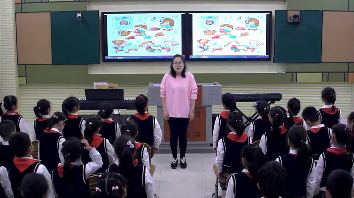 苏少版音乐一下《唱快乐的小木匠勤快人和懒惰人》江苏何老师-全国一等奖