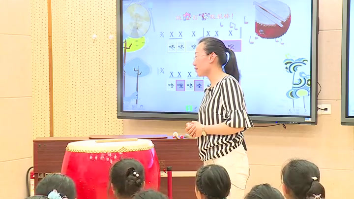 苏少版音乐二下《唱锣鼓歌箫》江苏段老师-全国一等奖