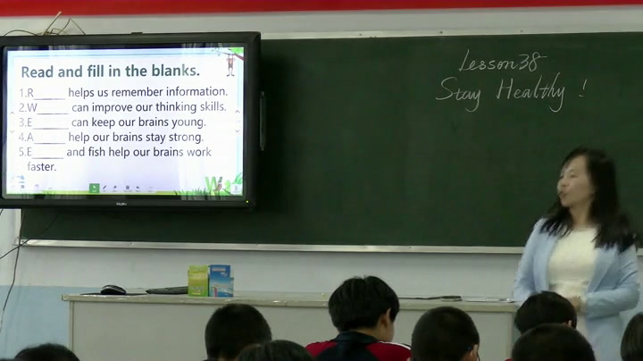 冀教版英语七下《Lesson 38 Stay Healthy》河北李老师-市一等奖