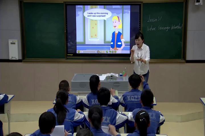 冀教版英语七下《Lesson 31 What Strange Weather》甘肃张老师-全国一等奖