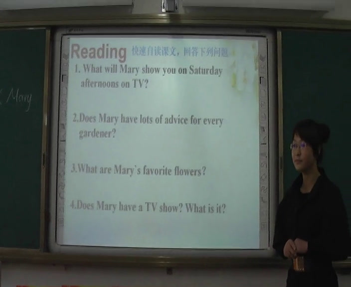 冀教版英语八下《Lesson 9 Gardening with Mary》甘肃何老师-省一等奖