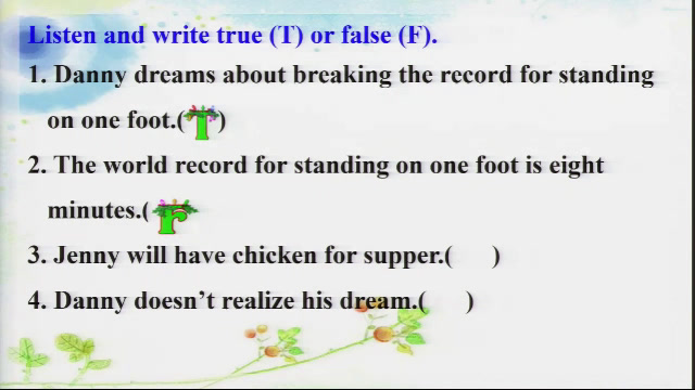 冀教版英语八下《Lesson 31 Don’t Fall,Danny》甘肃贾老师-市一等奖
